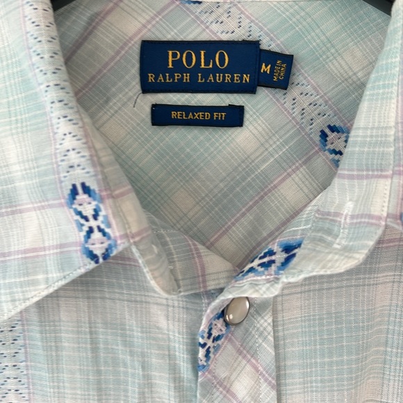 Polo Ralph Lauren Plaid Button Down - Medium - Picture 2 of 5